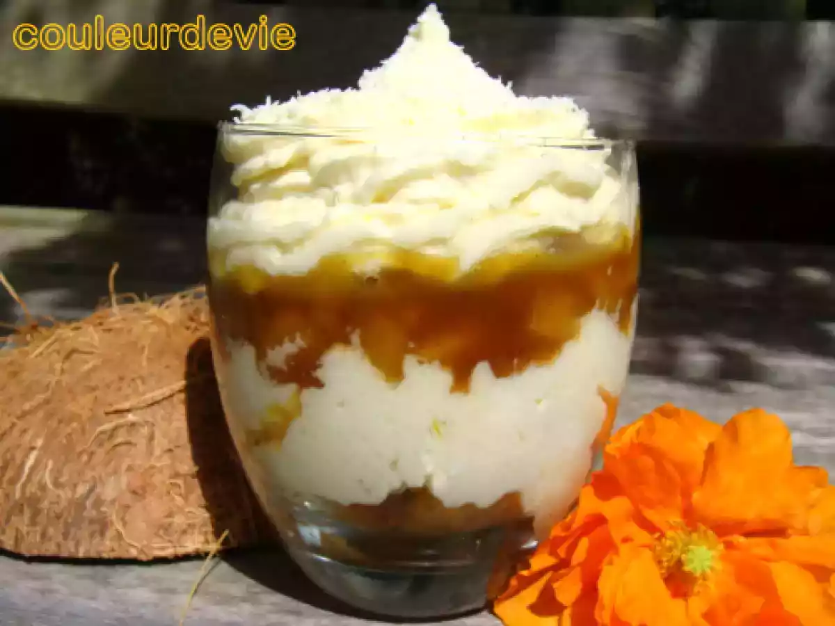 Tiramisu noix de coco et Tatin de mangue