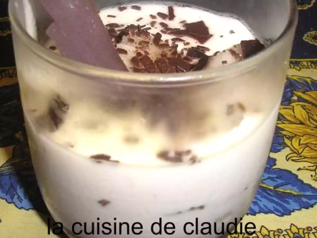 Tiramisu poire-chocolat