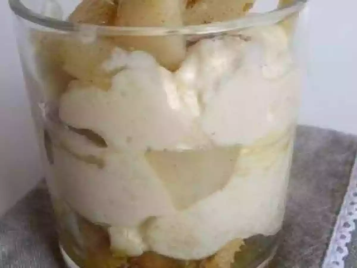 Tiramisu poire et pain d'épices