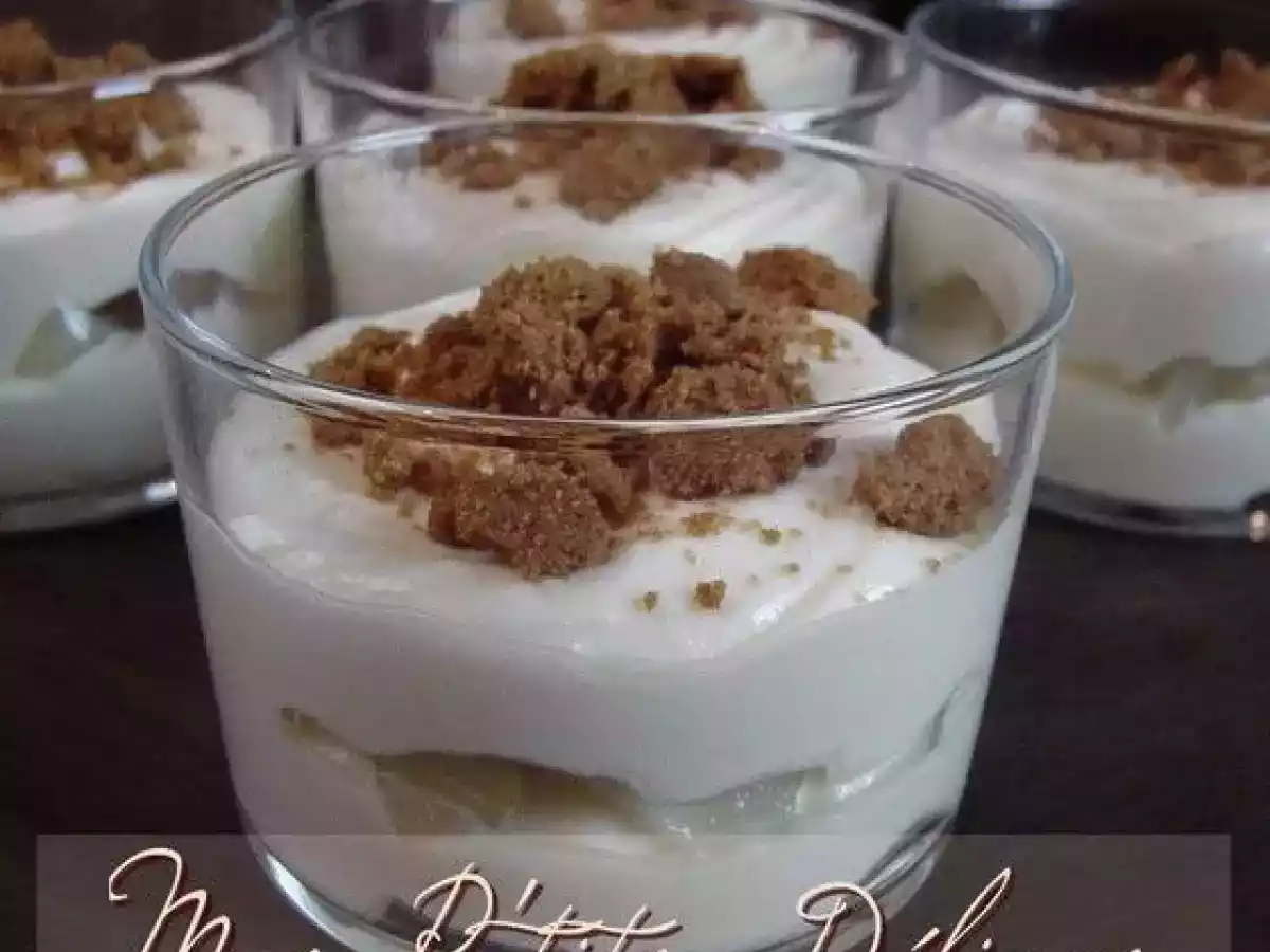 Tiramisu poire-spéculos