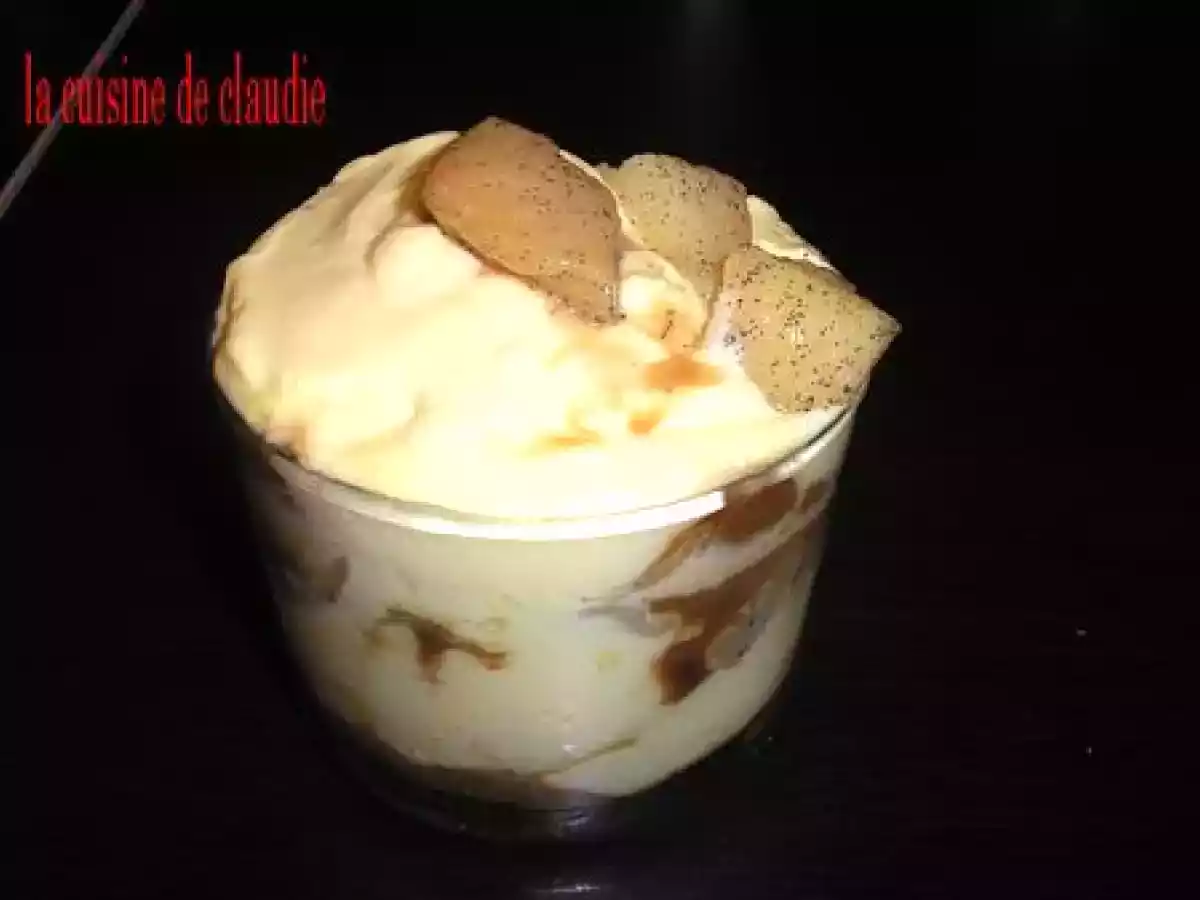 Tiramisu pomme-caramel-vanille - photo 3