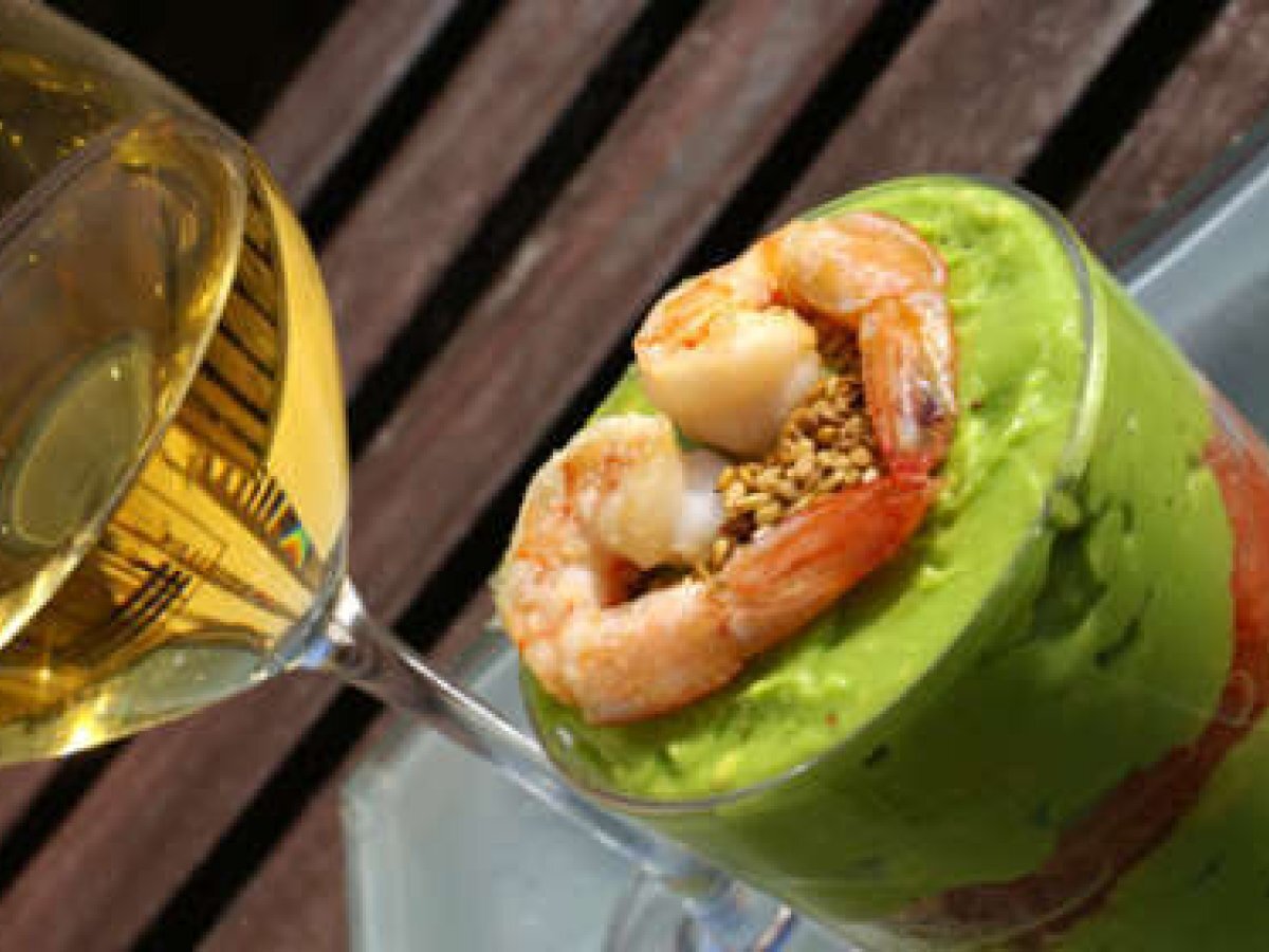 Recette de tiramisu salé aux crevettes et épices