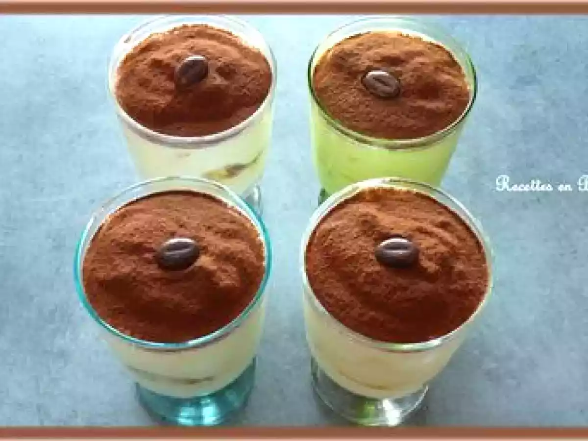 TIRAMISU SANS OEUF ALLÉGÉ