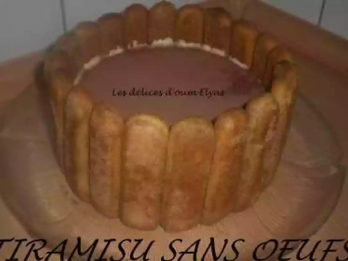 Tiramisu sans oeufs