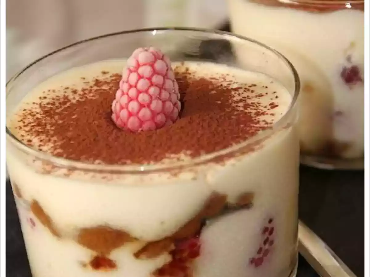 Tiramisu spéculoos framboises - photo 2