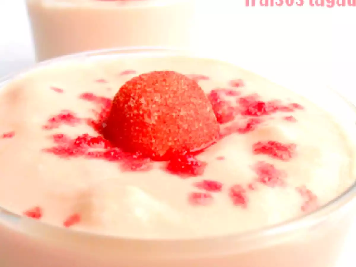 Tiramisu tout rose aux Fraises Tagada
