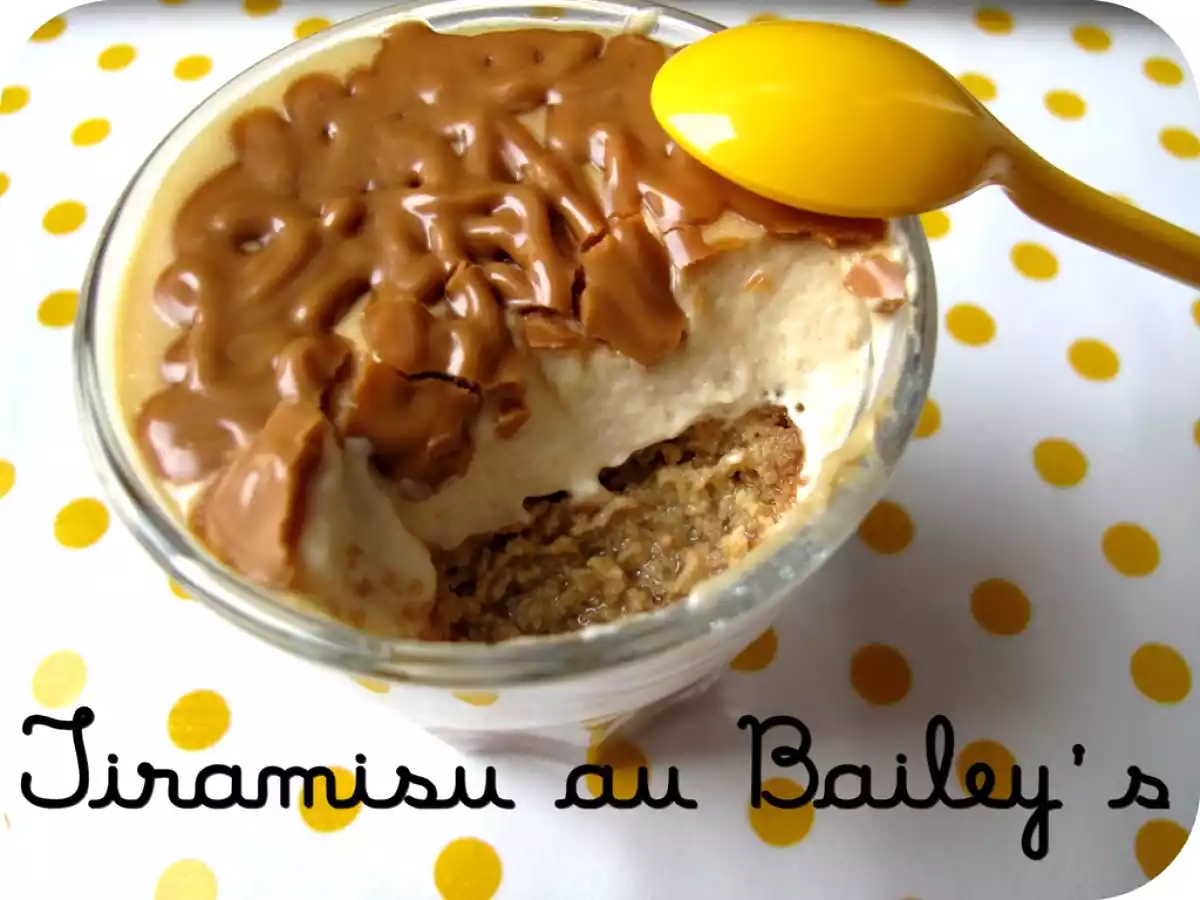 Tiramisu (un peu breton) au Bailey's