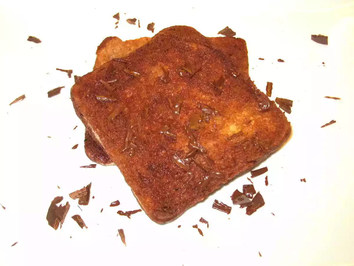 Toast tout chocolat
