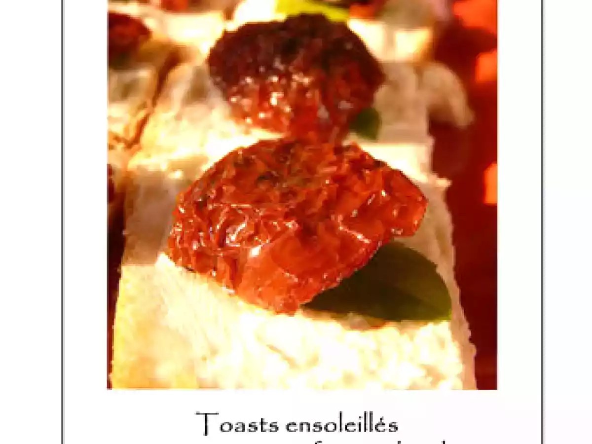 Toasts ensoleillés aux tomates confites et au basilic - photo 2