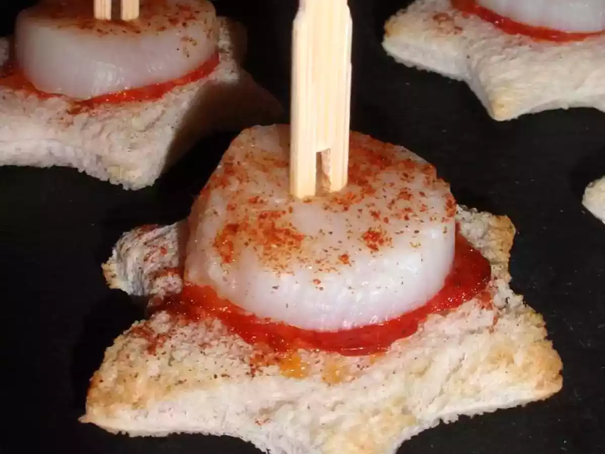 Toasts Saint Jacques & Chorizo - photo 2