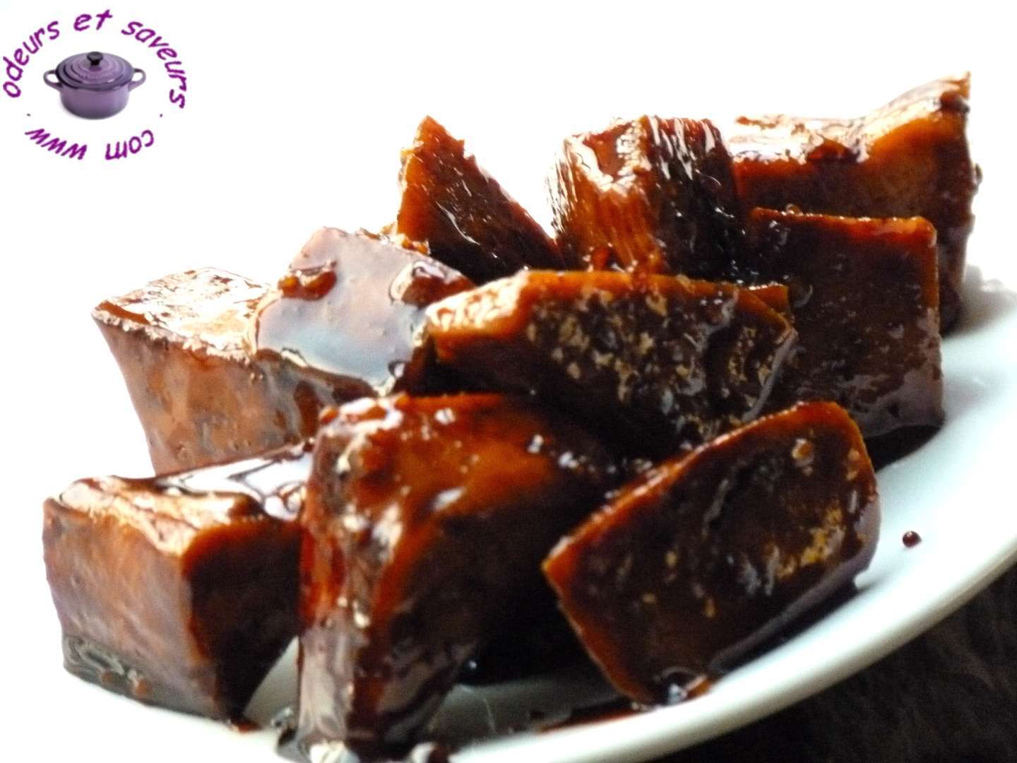 Tofu façon porc au caramel, Recette Ptitchef