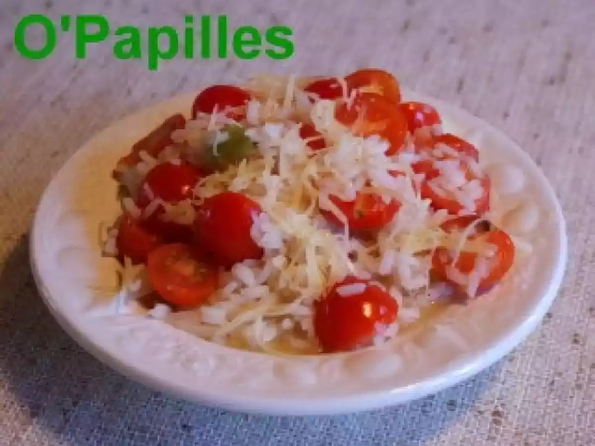Tomates cerises au riz