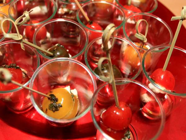 Tomates cerises en Mozza