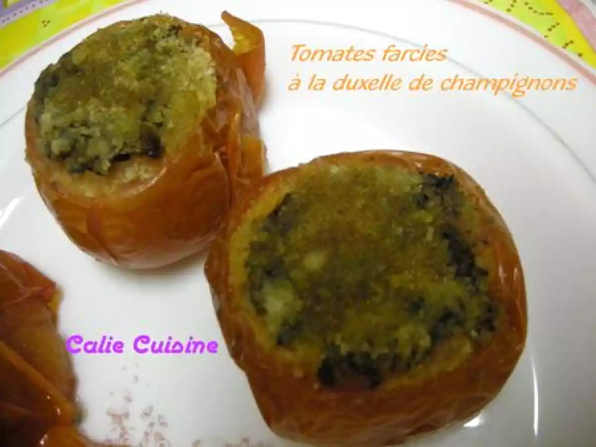 Tomates farcies à la duxelle de champignons ! - photo 2
