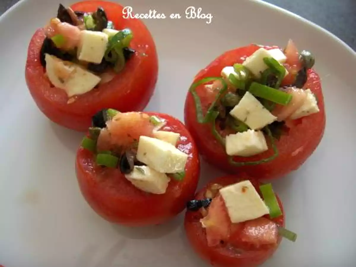 TOMATES FARCIES A LA MOZZARELLA ET AUX ANCHOIS - photo 3
