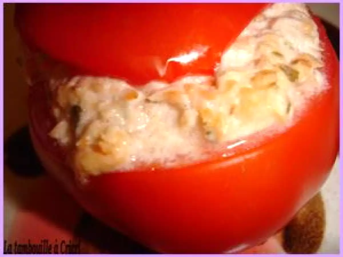 Tomates farcies à la truite