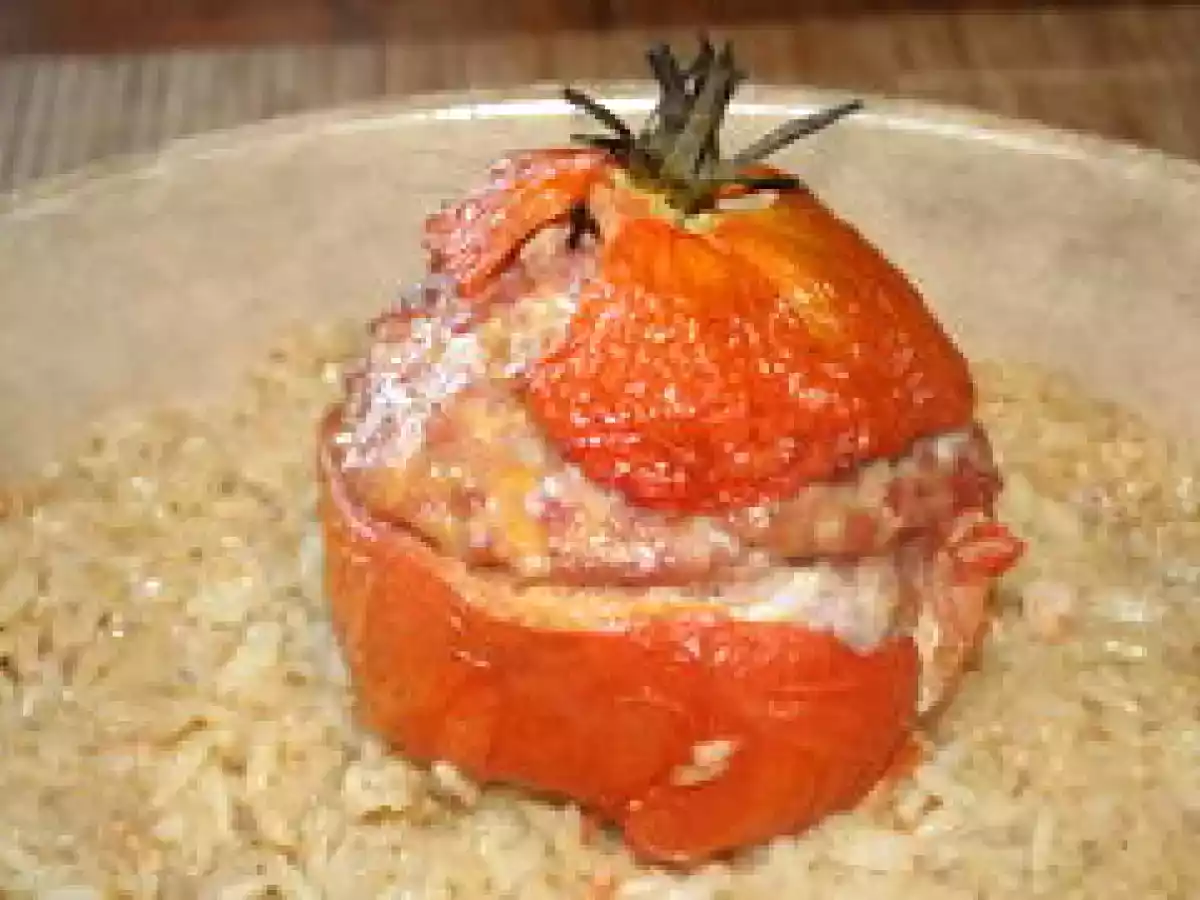 Tomates farcies au gigot haché