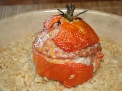 Tomates farcies au gigot haché