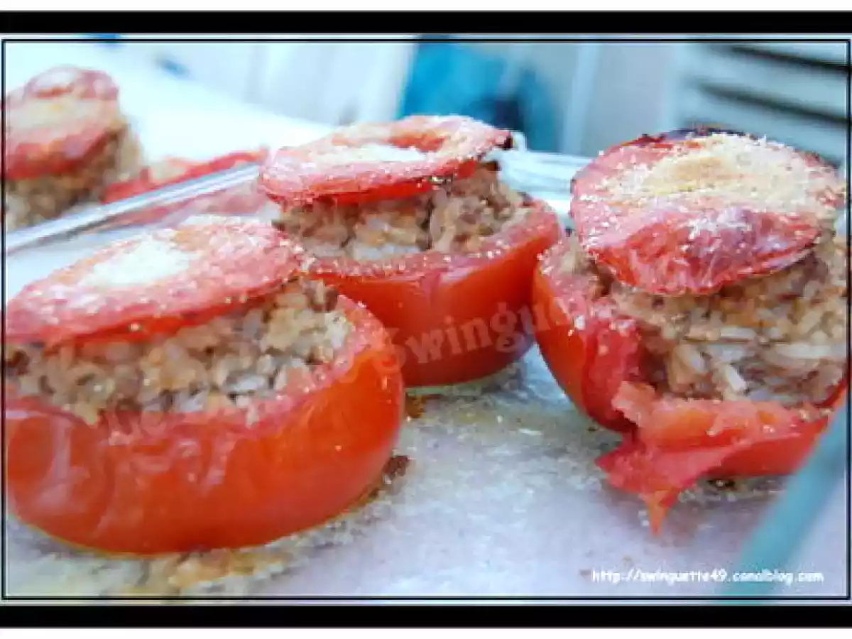 TOMATES FARCIES au RISOTTO DE BOEUF - photo 2
