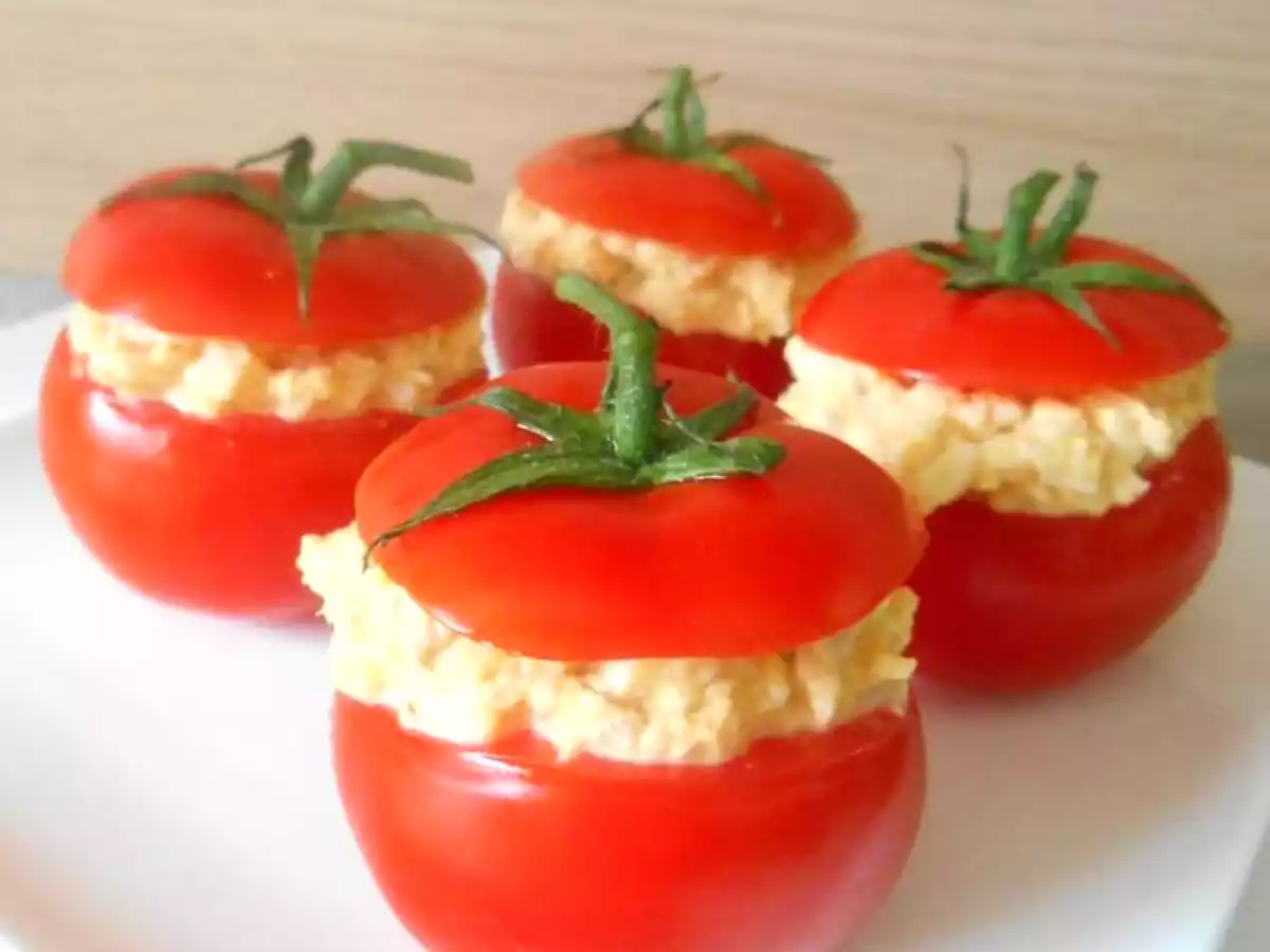 Tomates farcies au thon & œuf dur - photo 3