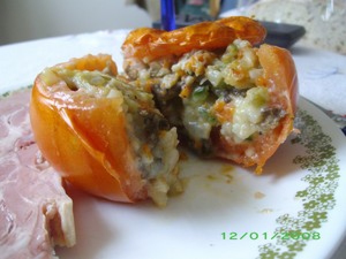 Tomates farcies aux topinambours, chanterelles, citrouille Recette