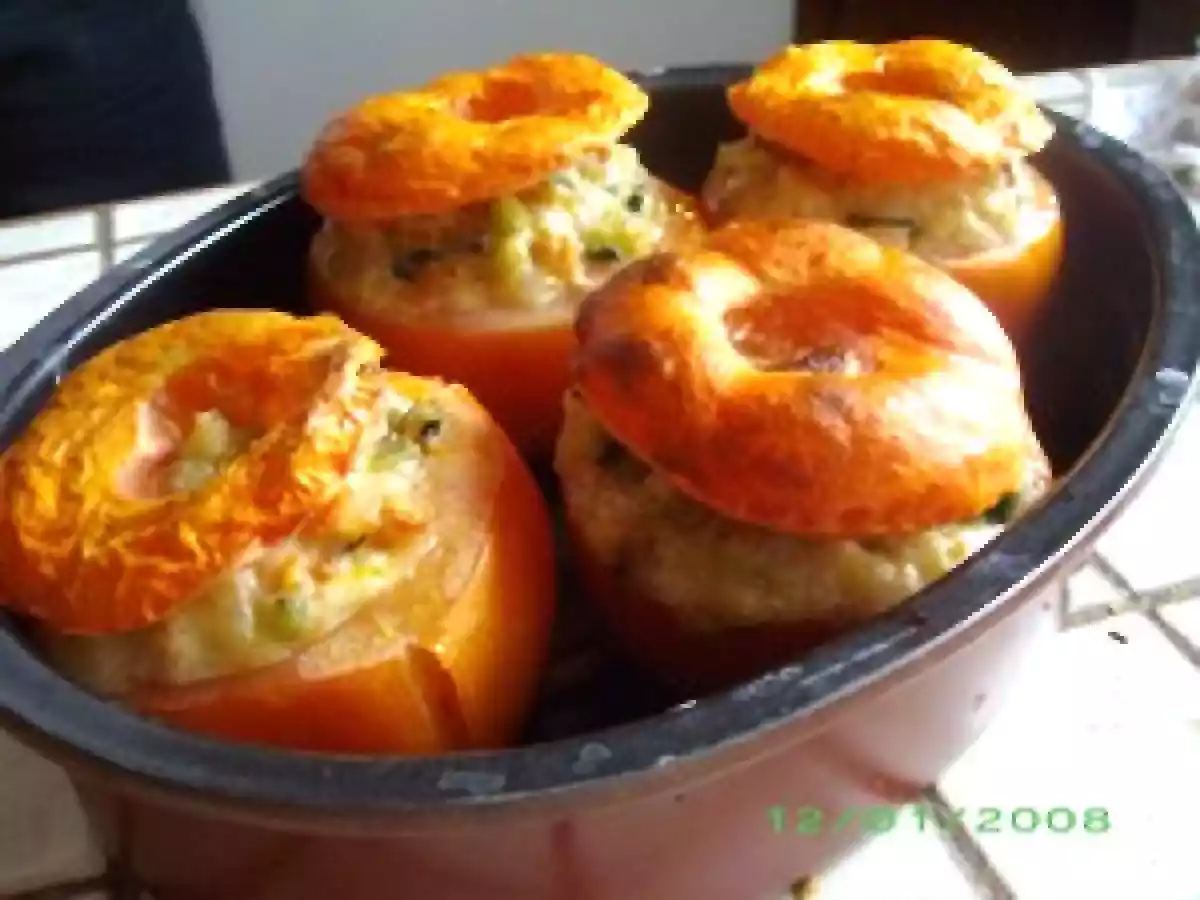 Tomates Farcies aux Topinambours, Chanterelles, Citrouille - photo 3