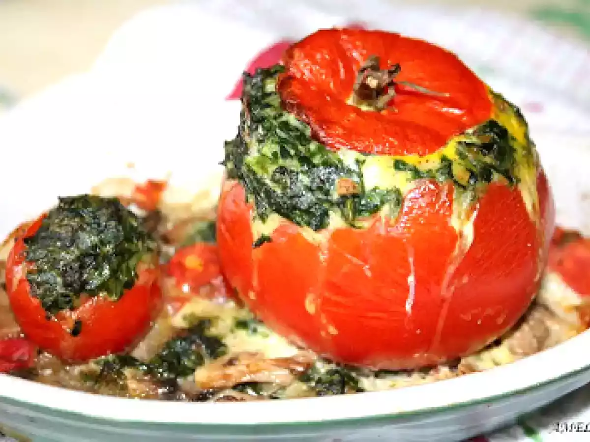 TOMATES FARCIES, EPINARDS ET OEUF - photo 2