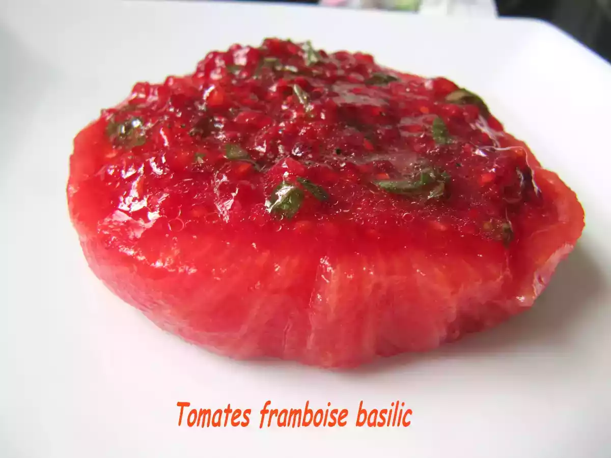 TOMATES FRAMBOISE BASILIC