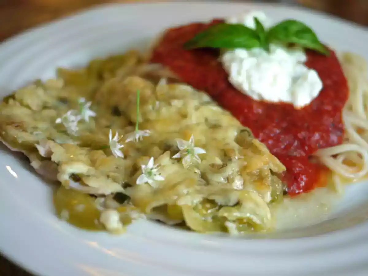 Tomates vertes gratinées