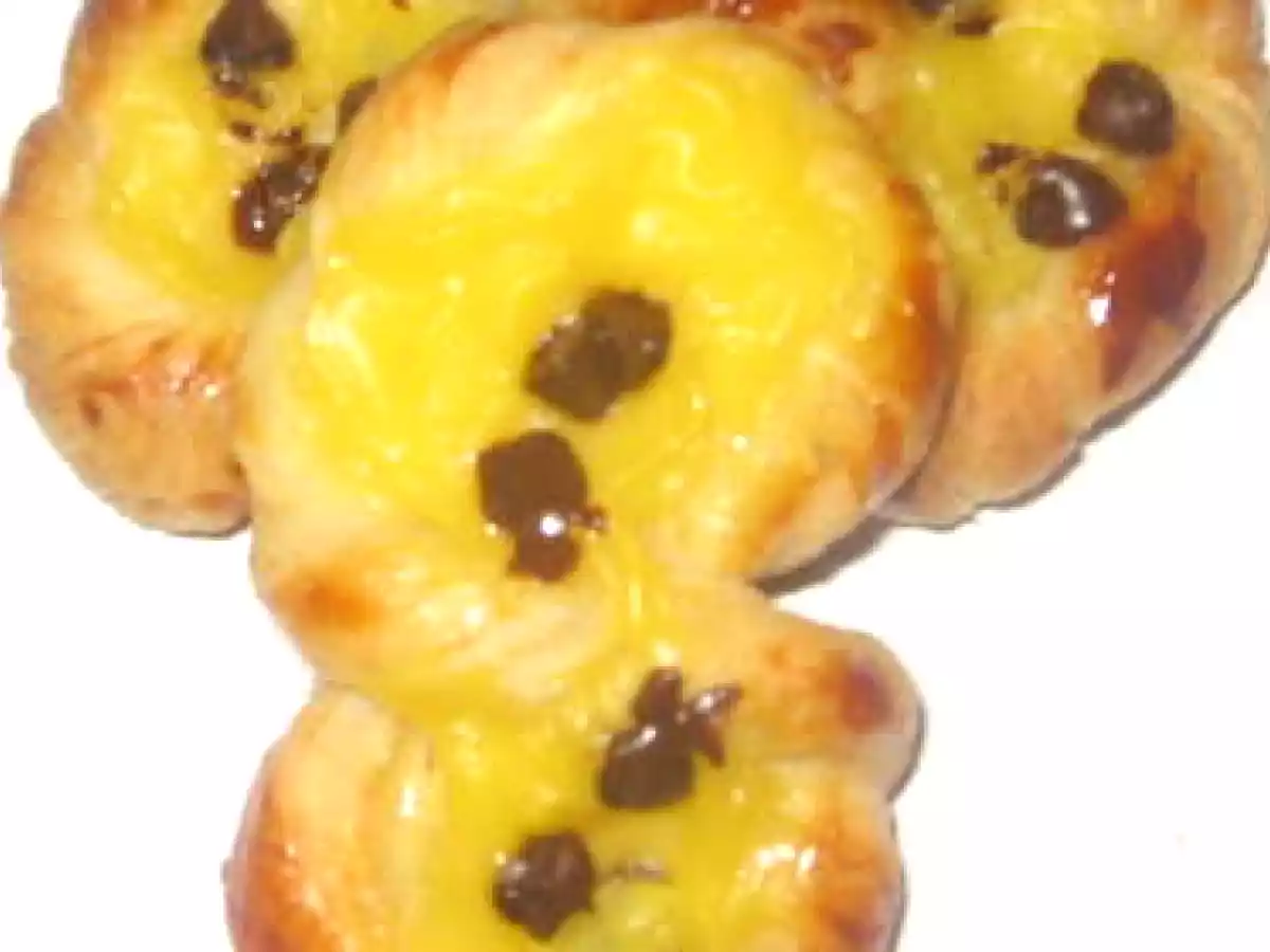 TORSADES A LA CRÈME ET AUX PÉPITES DE CHOCOLAT. - photo 2