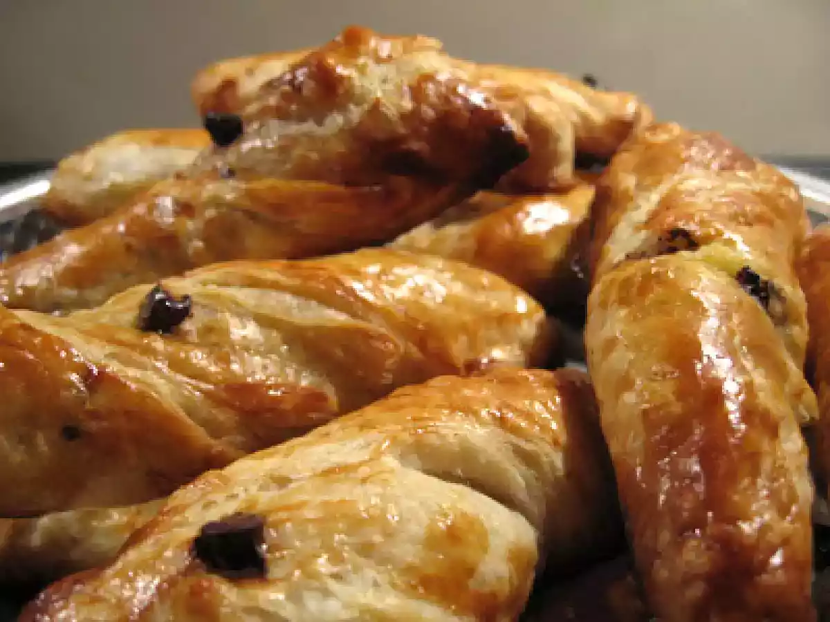 Torsades aux pépites de chocolat à la crème patissière