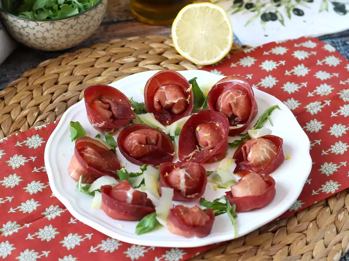 Tortelloni de bresaola farcis à la roquette et à la ricotta : savoureux et prêts en 10 minutes ! - photo 6