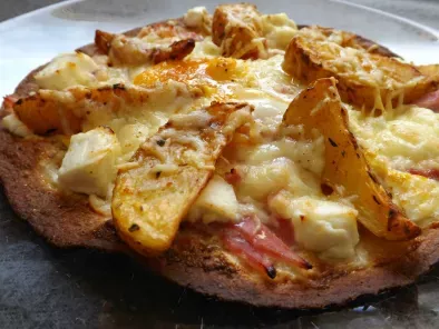 Torti-Pizza Chèvre Jambon et Potatoes