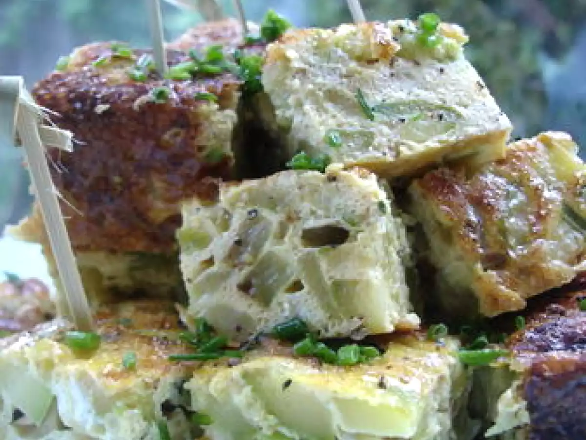 Tortilla aux courgettes pour pique-nique et apéro