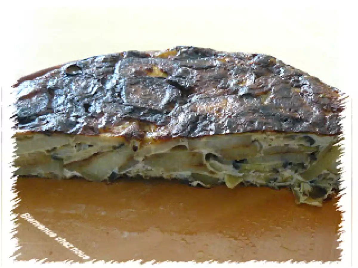 Tortilla aux pommes de terre et aubergines - photo 2