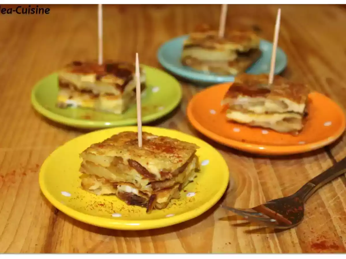 Tortilla de patates, piment d'Espelette