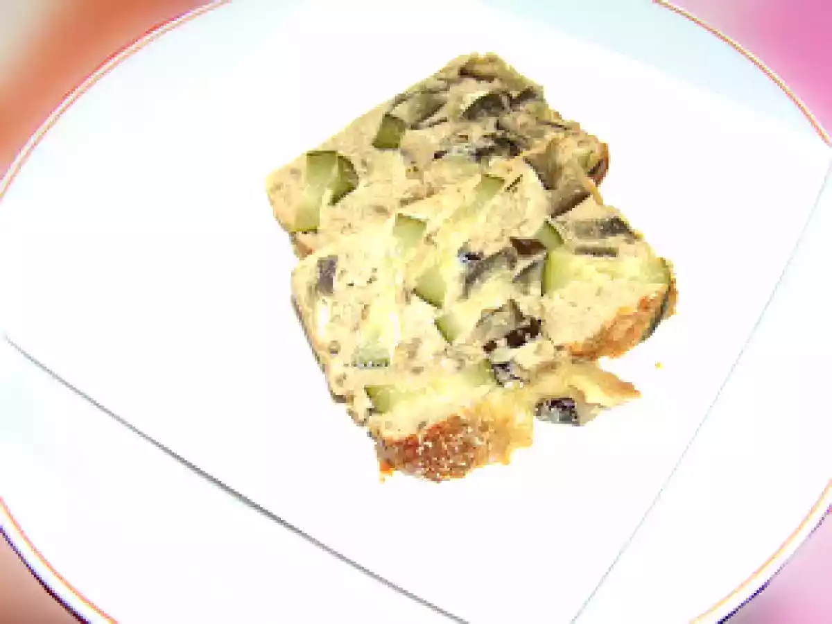 Tortino aux aubergines, courgettes et parmesan