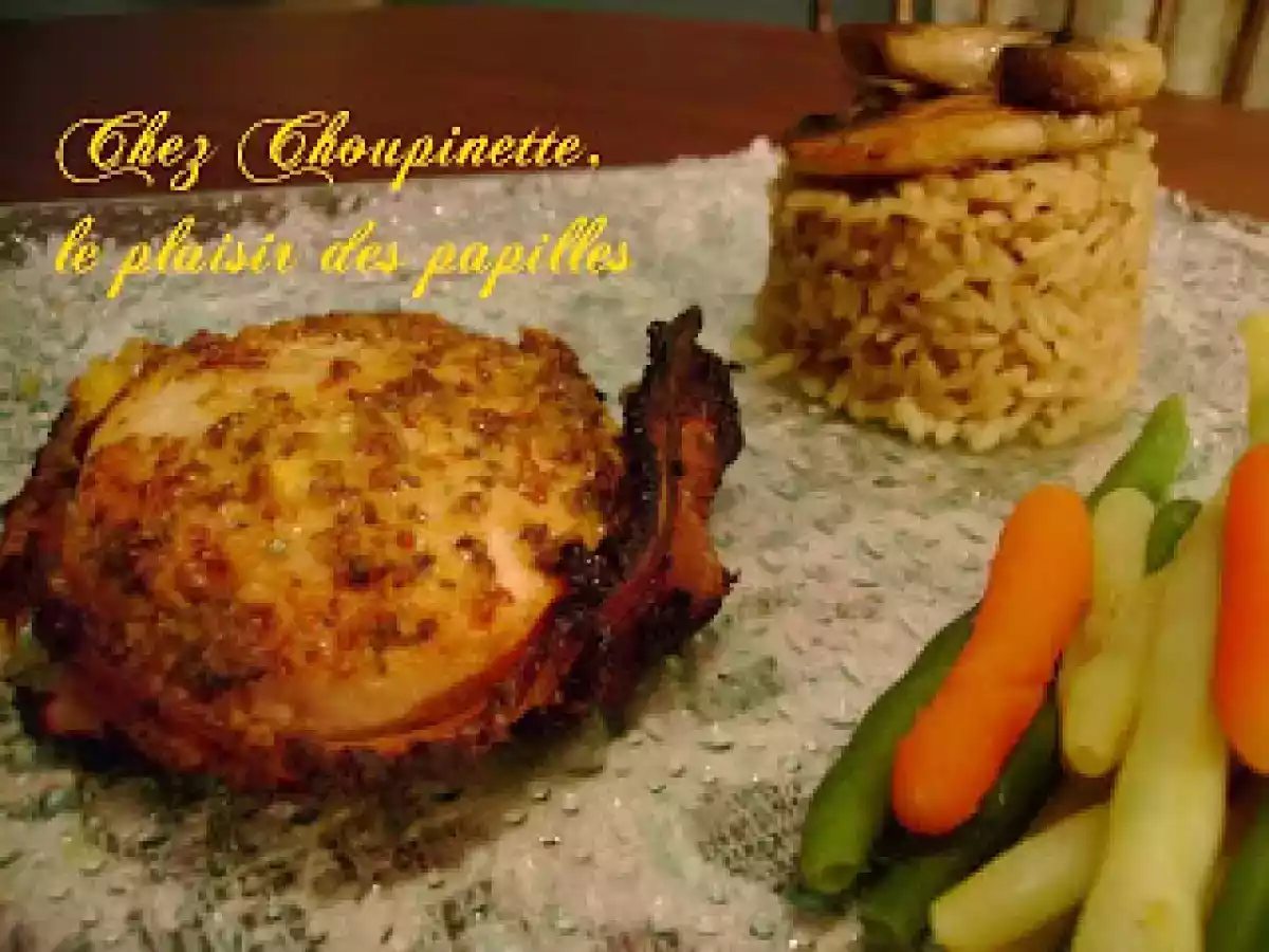 Tournedos de poulet, marinade au sirop d'érable, jus d'orange et basilic - photo 2