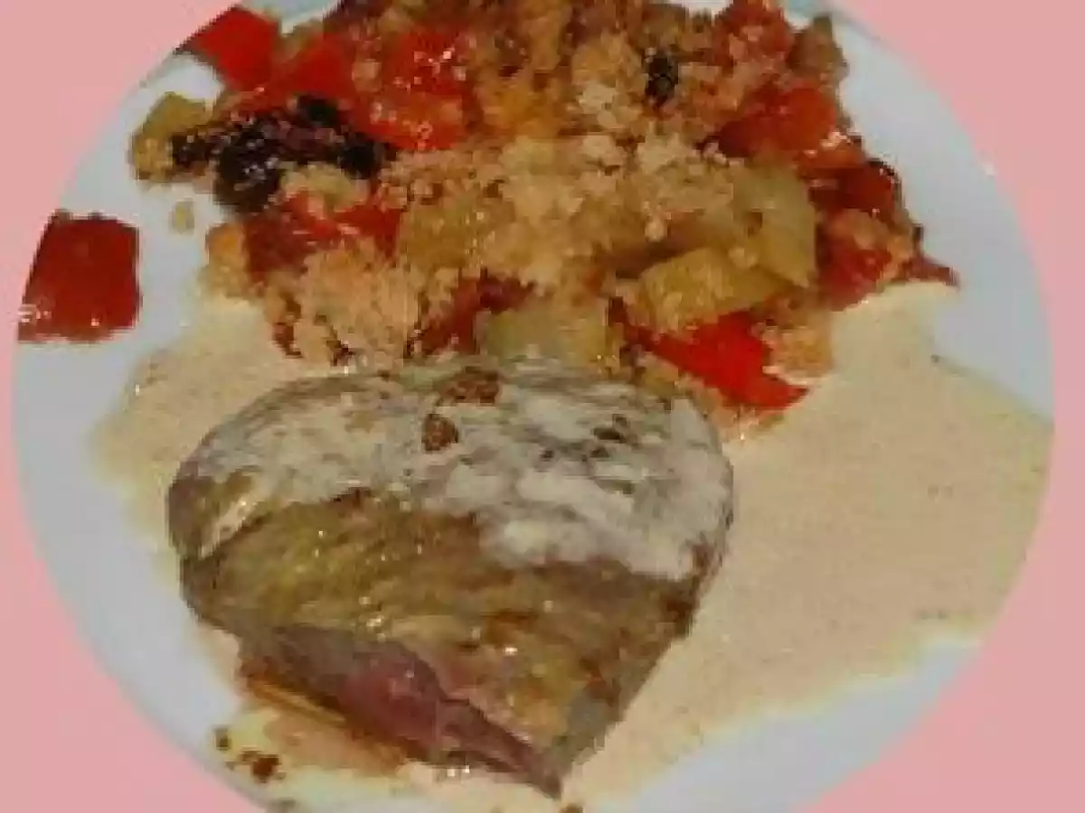 Tournedos mariné aux épices et lait de coco