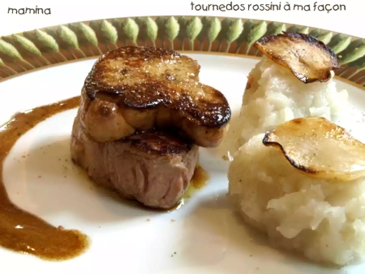 Tournedos Rossini, foie gras, truffe et topinambour, recette revisitée