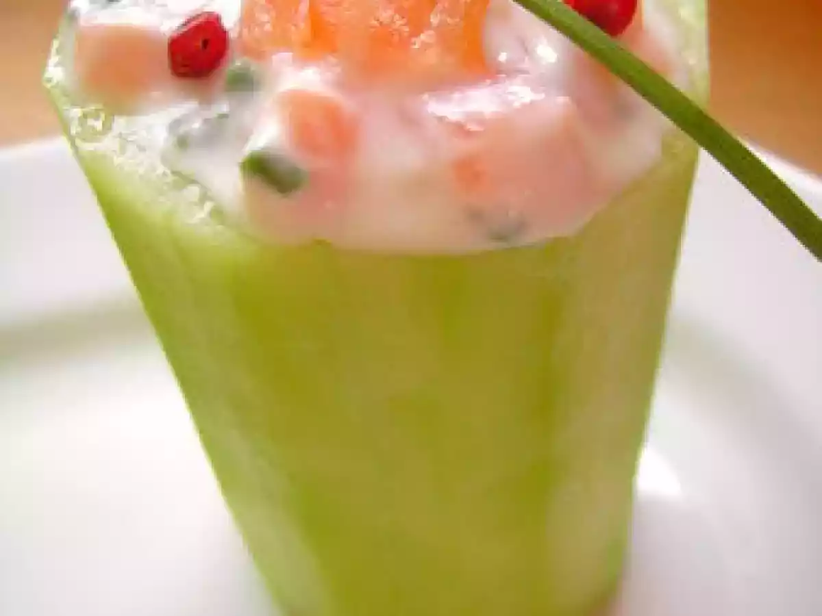 Tours de concombre au saumon ou au thon, une entrée légère, légère