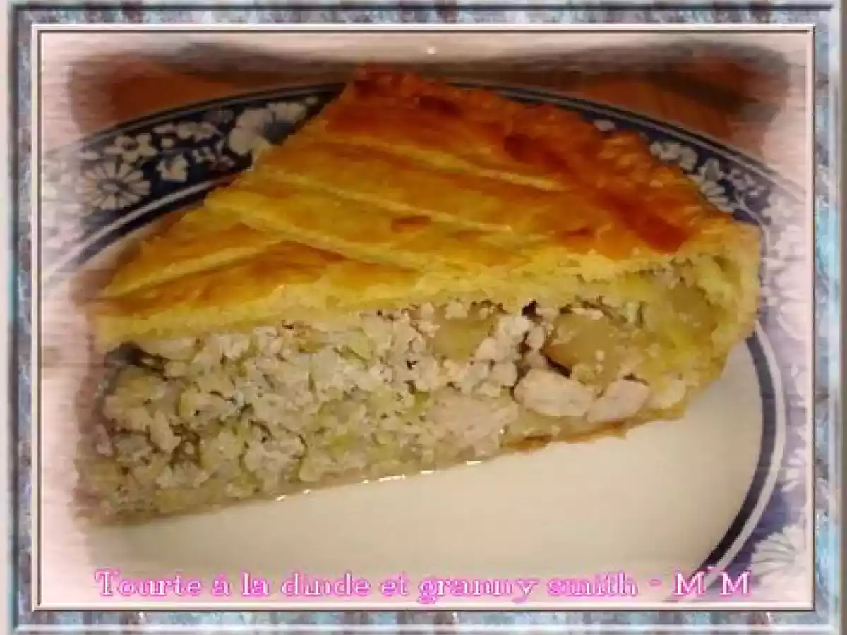 Tourte à la dinde et granny Smith - photo 3