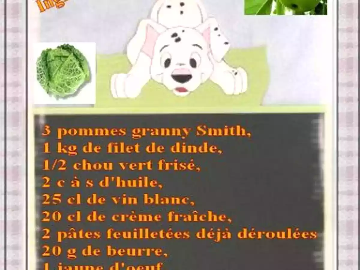 Tourte à la dinde et granny Smith - photo 6