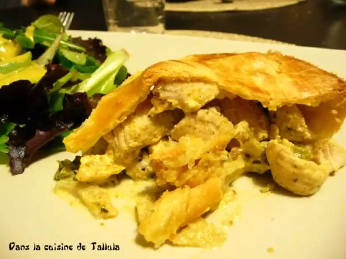 Tourte au poulet et brocoli moutardée - photo 2