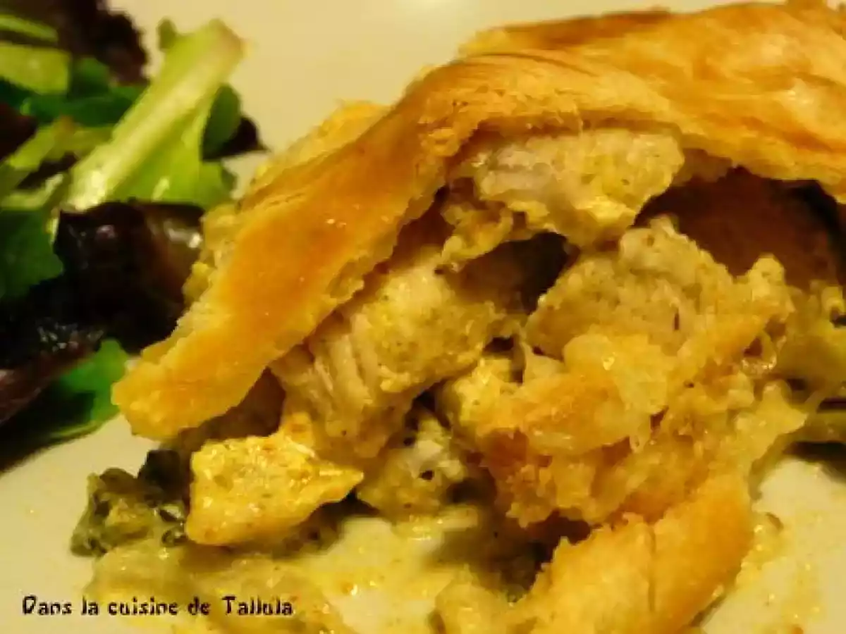 Tourte au poulet et brocoli moutardée - photo 3