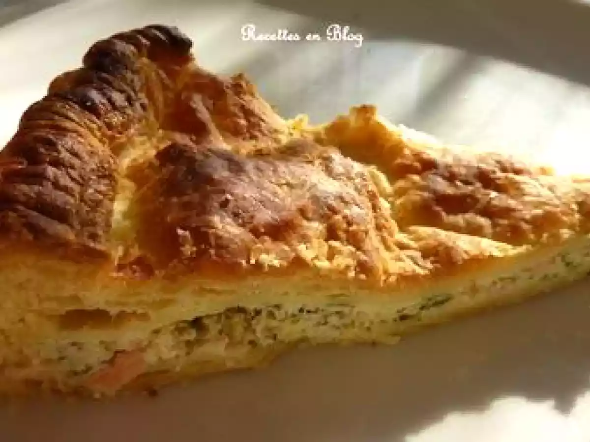 TOURTE AU SAUMON FUME