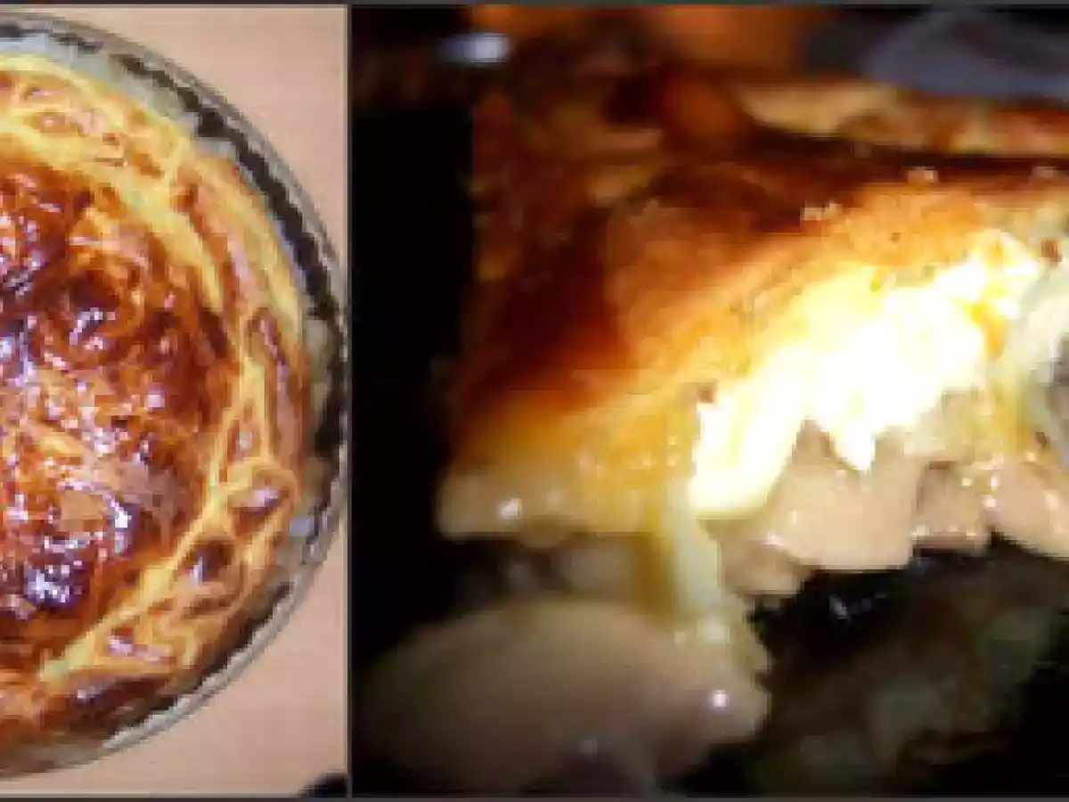 Tourte aux champignons et brie