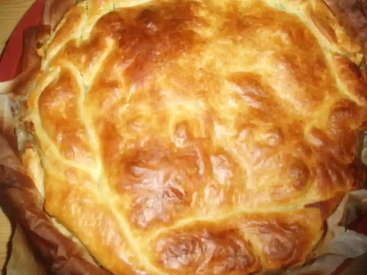 Tourte aux champignons et poulet à la crème