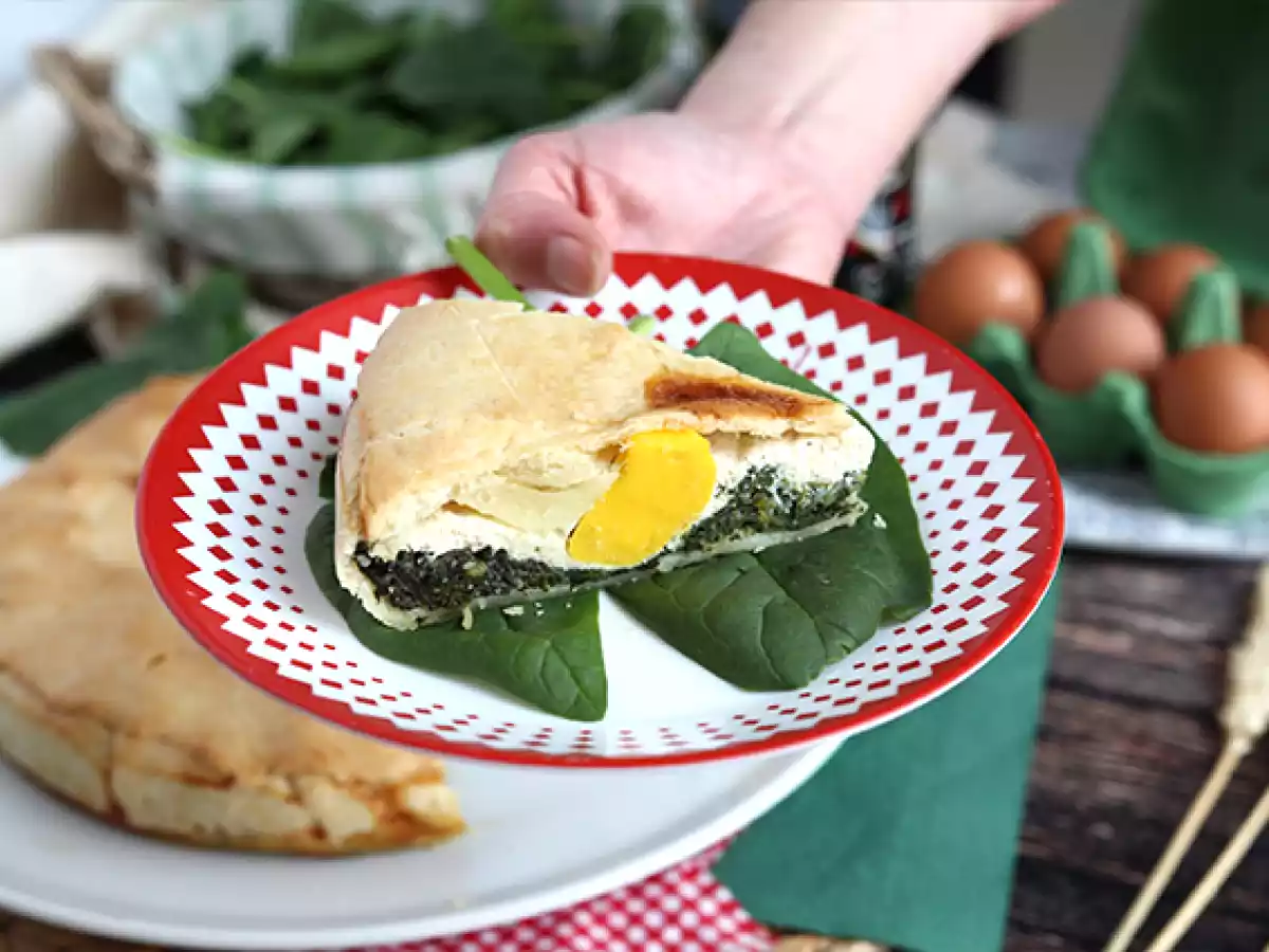 Tourte aux épinards, ricotta et oeufs - Torta Pasqualina italienne - photo 2