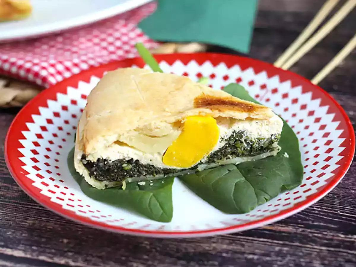 Tourte aux épinards, ricotta et oeufs - Torta Pasqualina italienne - photo 5